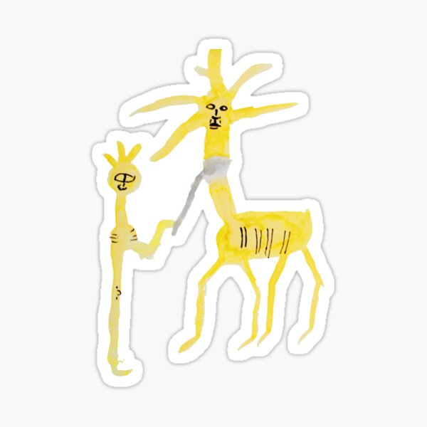 Cliffside wanderer Sticker