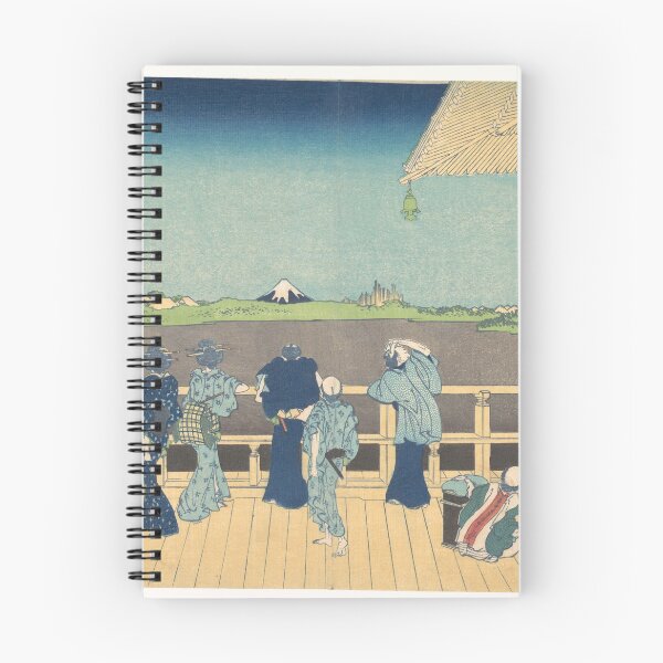 Item preview, Sazai Hall at the Temple of the Five Hundred Arhats (Gohyaku Rakanji Sazaidō), from the series Thirty-six Views of Mount Fuji (Fugaku sanjūrokkei) designed and sold by guagamela617.
