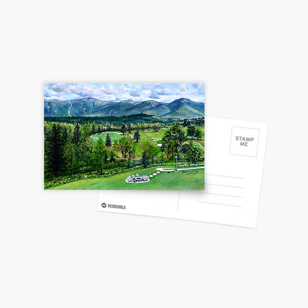 Item preview, Mt Washington view, Presidential Range, Bretton Woods, NH original watercolor  designed and sold by DeeDeeDelights.