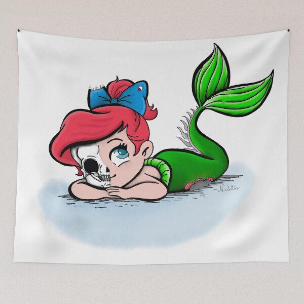 Item preview, Little Mermaid designed and sold by Ninitattoo.
