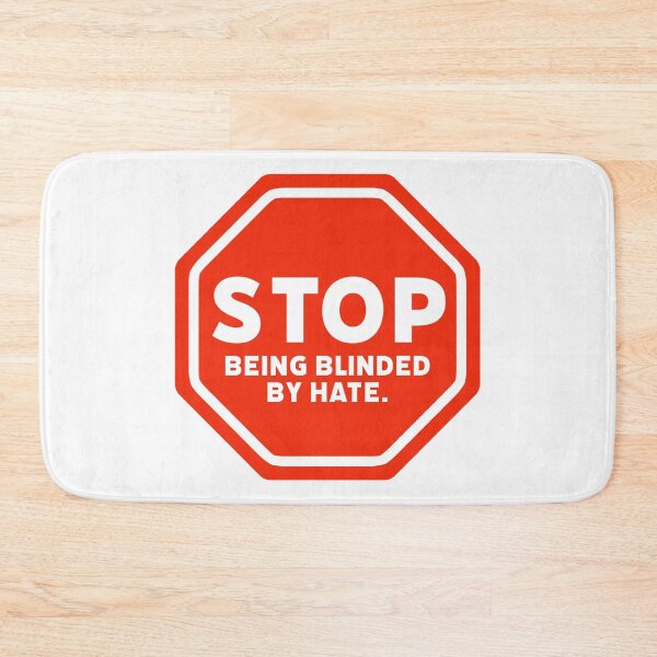 Item preview, Stop being blinded by hate designed and sold by Rachel the Artist .