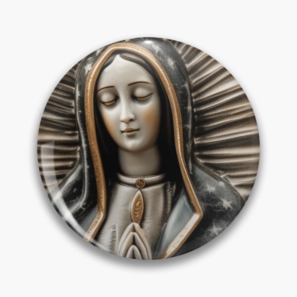 Item preview, Our Lady of Guadalupe with Marble Texture - Religious Artwork designed and sold by Nicholas Panek.