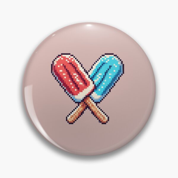 Item preview, Just Blue & Red Ice Cream Bars designed and sold by Fontible.