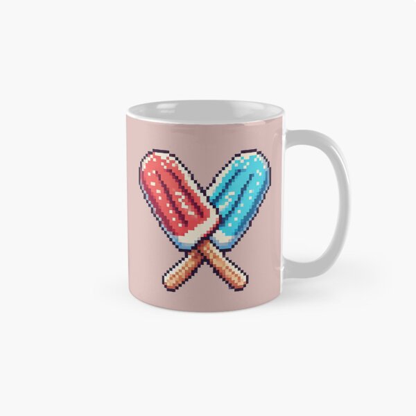 Item preview, Just Blue & Red Ice Cream Bars designed and sold by Fontible.
