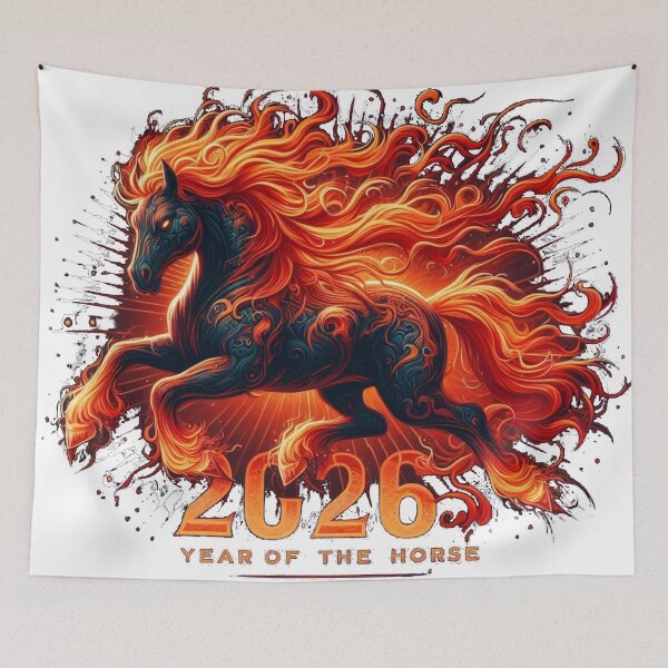 Item preview, Year of the Firey Horse 2026 designed and sold by Rob5Designs.