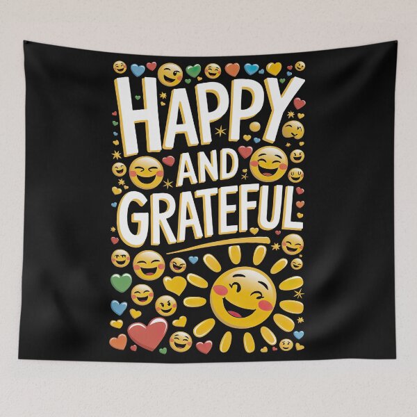 Item preview, Today Im Happy and Grateful designed and sold by ururuty.