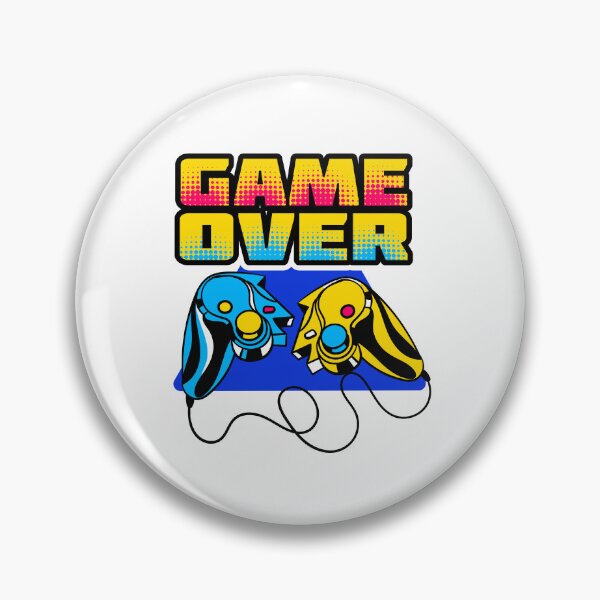 Item preview, Game Over! Retro and modern design for gamers who give it their all designed and sold by Polarisofficial.