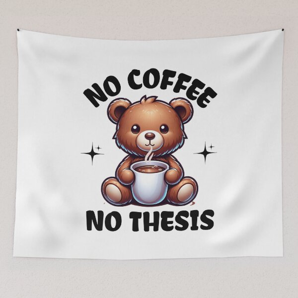 Item preview, No Coffee No Thesis | Funny Thesis | Funny Dissertation| Funny PhD Student | Funny Masters Student | Funny Graduate Student | PhD Thesis designed and sold by jadedscientist.
