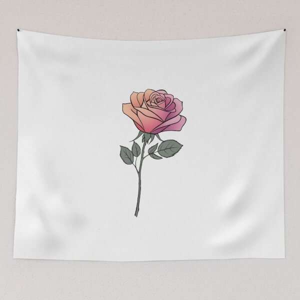 Artikelvorschau, Lesbische Pride Rose – LGBTQ+ Kunstdesign entworfen und verkauft von Travelslightly.