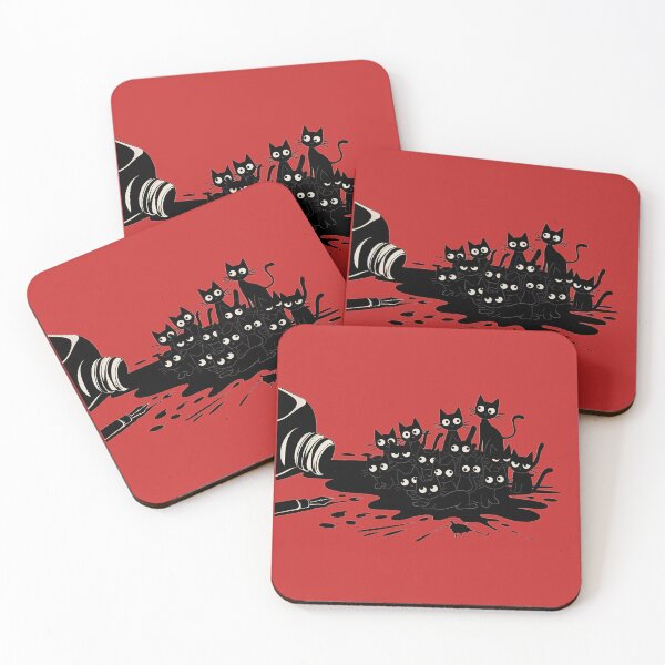 Item preview, Spilled Ink Kitties designed and sold by Orca Chuckle Studios.