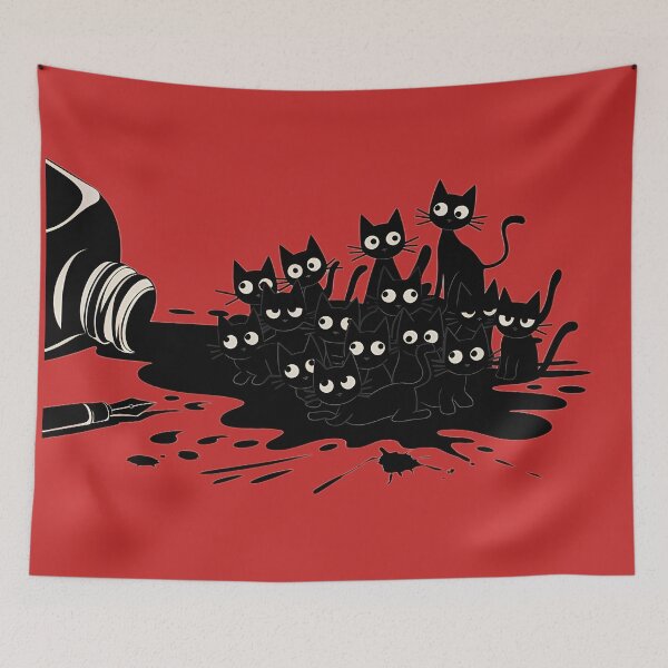 Item preview, Spilled Ink Kitties designed and sold by Orca Chuckle Studios.