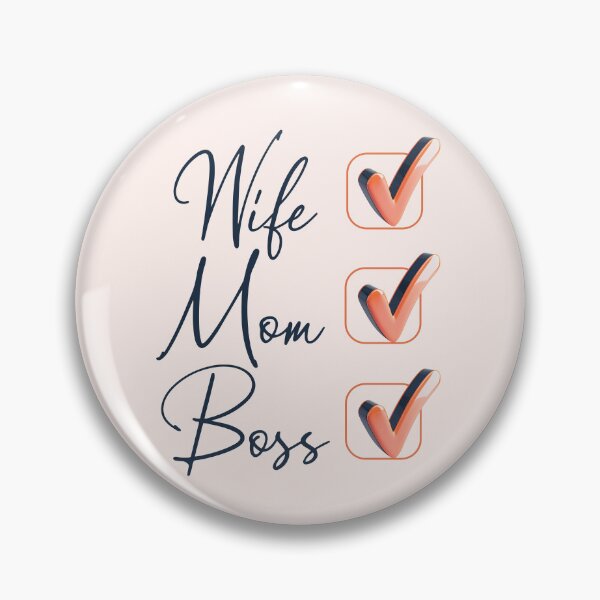 Item preview, Wife, Mom, Boss designed and sold by InspireGlow.