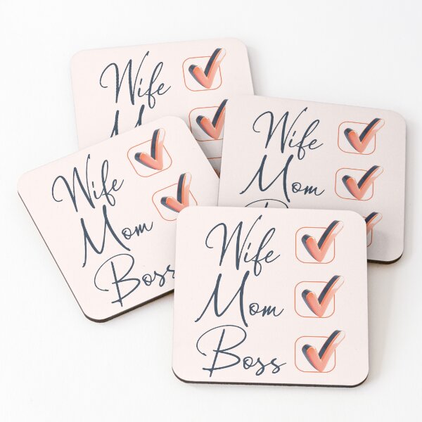 Item preview, Wife, Mom, Boss designed and sold by InspireGlow.