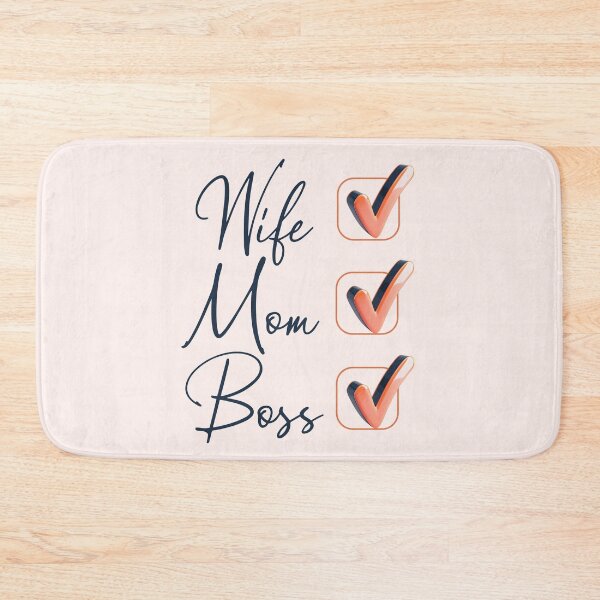 Item preview, Wife, Mom, Boss designed and sold by InspireGlow.