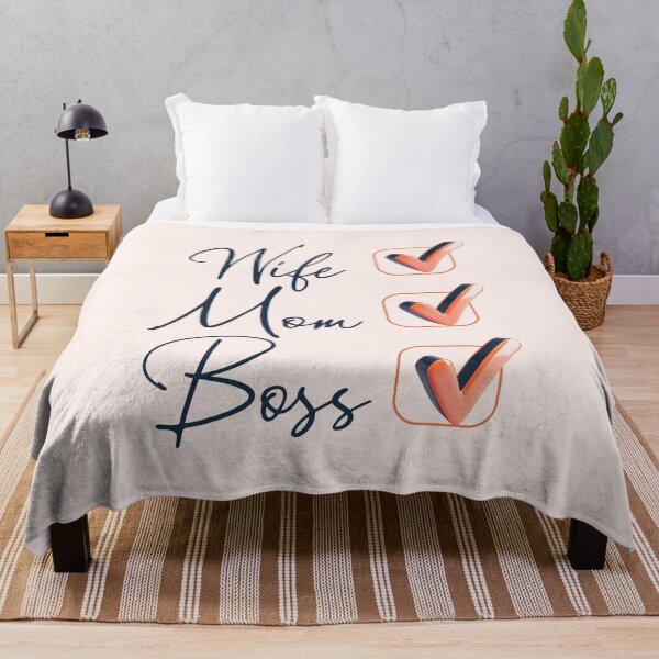 Item preview, Wife, Mom, Boss designed and sold by InspireGlow.