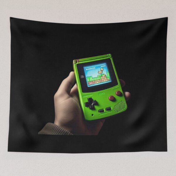 Item preview, Hand holding Green Gameboy Color designed and sold by teesresolution.