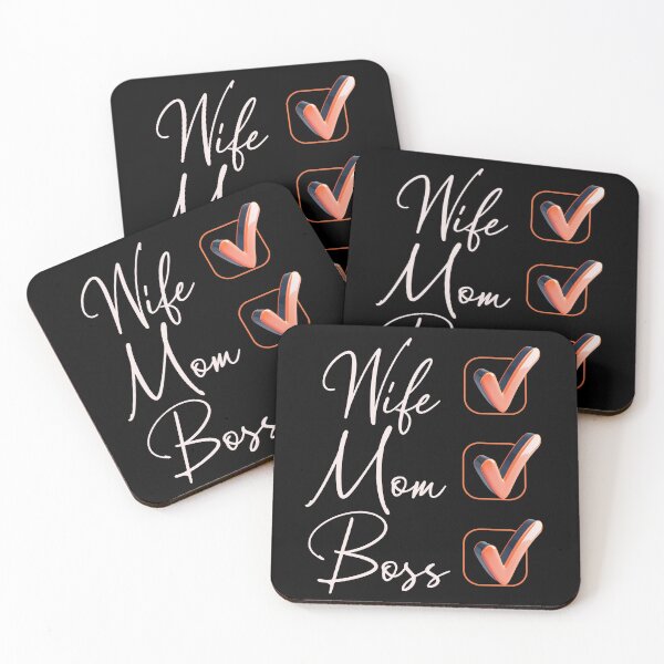 Item preview, Wife, Mom, Boss designed and sold by InspireGlow.