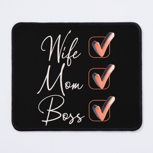 Item preview, Wife, Mom, Boss designed and sold by InspireGlow.