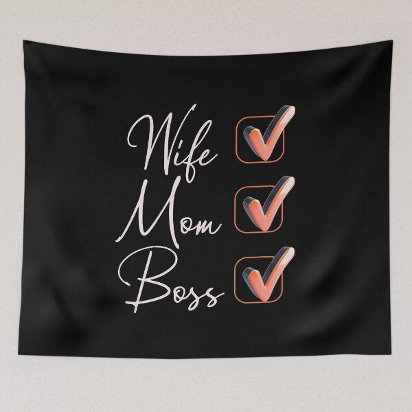 Item preview, Wife, Mom, Boss designed and sold by InspireGlow.