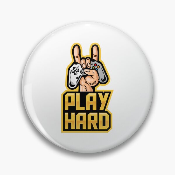 Item preview, Play Hard! Designed for gamers who don't give up designed and sold by Polarisofficial.