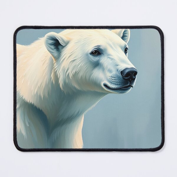Item preview, Polar Bear Painting Style Arctic Nature Wildlife Conservation designed and sold by kakarikihill.