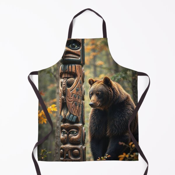 Item preview, Gentle Grizzly Bear by Totem Pole designed and sold by Skye Ryan-Evans.