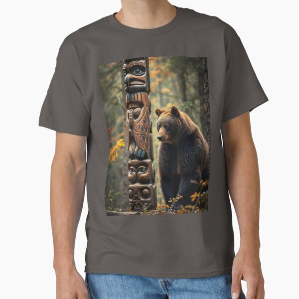 Item preview, Gentle Grizzly Bear by Totem Pole designed and sold by Skye Ryan-Evans.