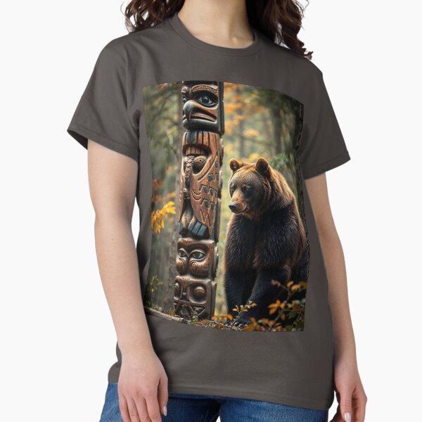 Item preview, Gentle Grizzly Bear by Totem Pole designed and sold by Skye Ryan-Evans.