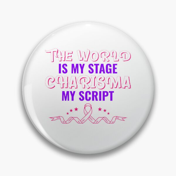 Item preview, The World Is My Stage, Charisma My Script Stoicism Charisma Self Improvement Psychology T-Shirt designed and sold by All About Merch.