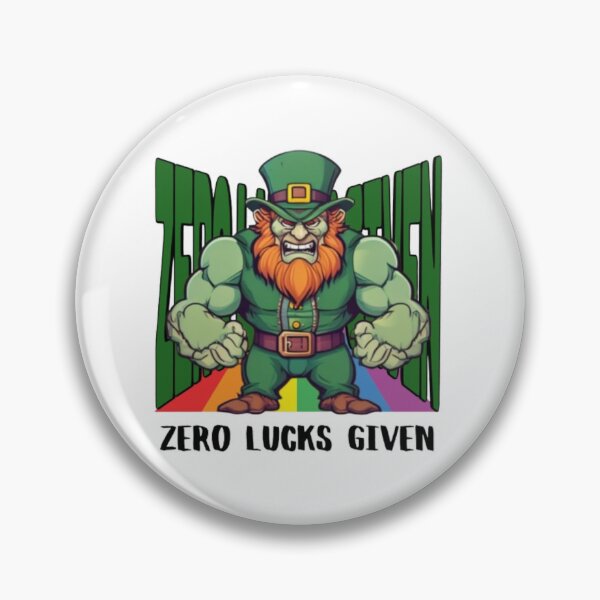 Item preview, Zero Lucks Given - Fierce Leprechaun Character designed and sold by LMoonDesigns.