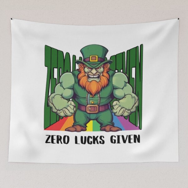 Item preview, Zero Lucks Given - Fierce Leprechaun Character designed and sold by LMoonDesigns.