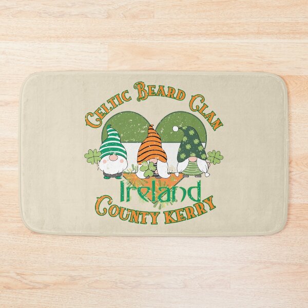 Item preview, Celtic Beard Clan - County Kerry - Ireland - Distressed designed and sold by FaeryNuff.