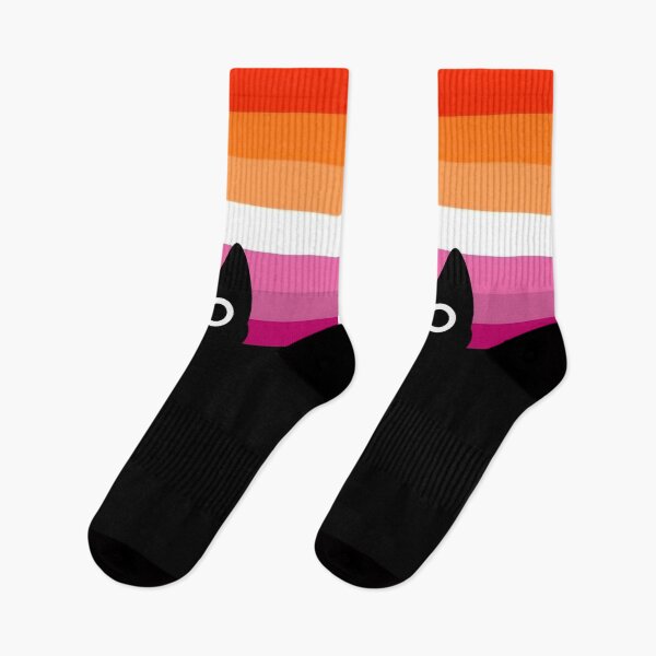 Item preview, black cat and lesbian flag designed and sold by Arteliberdade.