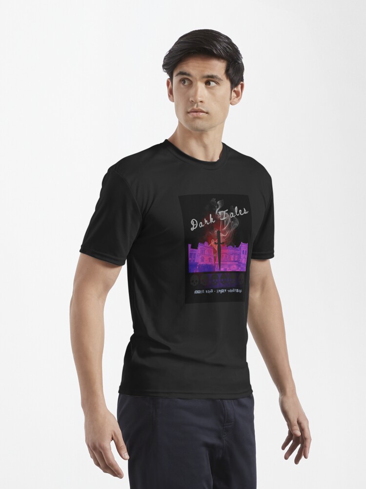 Thumbnail 3 of 7, Active T-Shirt, Dark Tales of Inner West Sydney Blood in the Street designed and sold by TheOwnerSpeaks.