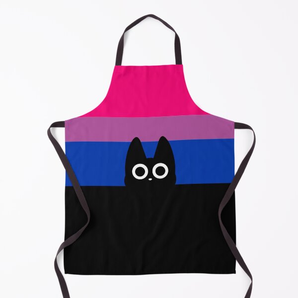 Item preview, black cat and bissexual flag designed and sold by Arteliberdade.