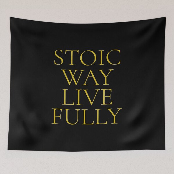Item preview, The Stoic Way Live Fully Stoicism Charisma Self Improvement Psychology T-Shirt designed and sold by All About Merch.