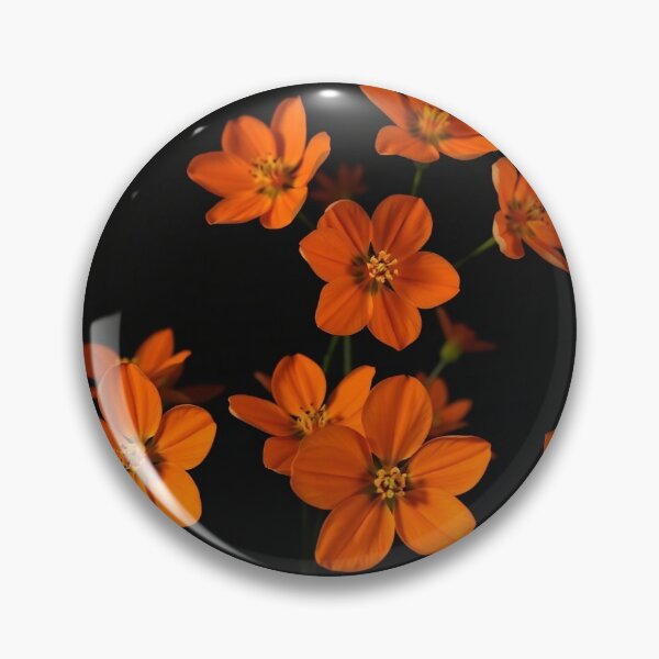 Item preview, Orange Flowers in a Dark Background  designed and sold by Shapeshifter797.