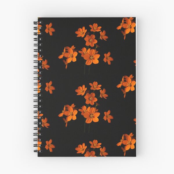 Item preview, Flores naranjas sobre un fondo oscuro designed and sold by Shapeshifter797.