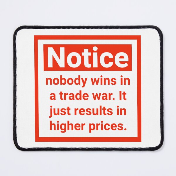Item preview, Nobody wins in a trade war designed and sold by Rachel the Artist .