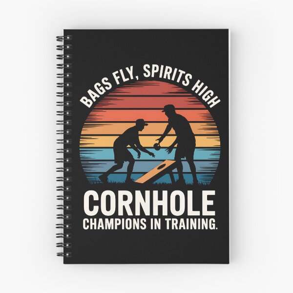 Item preview, Cornhole Champions in Training - Retro Sunset designed and sold by Taans-Creation.