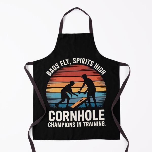 Item preview, Cornhole Champions in Training - Retro Sunset designed and sold by Taans-Creation.