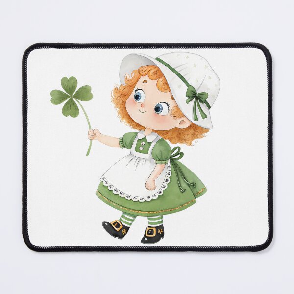 Item preview, A0711 Irish Girl with Bonnet – Vintage-Inspired Art for Home & Gifts designed and sold by angieart68.