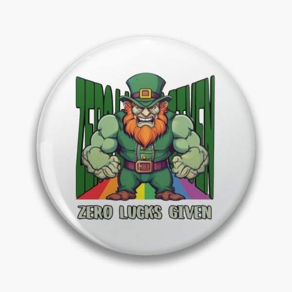 Item preview, Zero Lucks Given - Fierce Leprechaun Character designed and sold by LMoonDesigns.