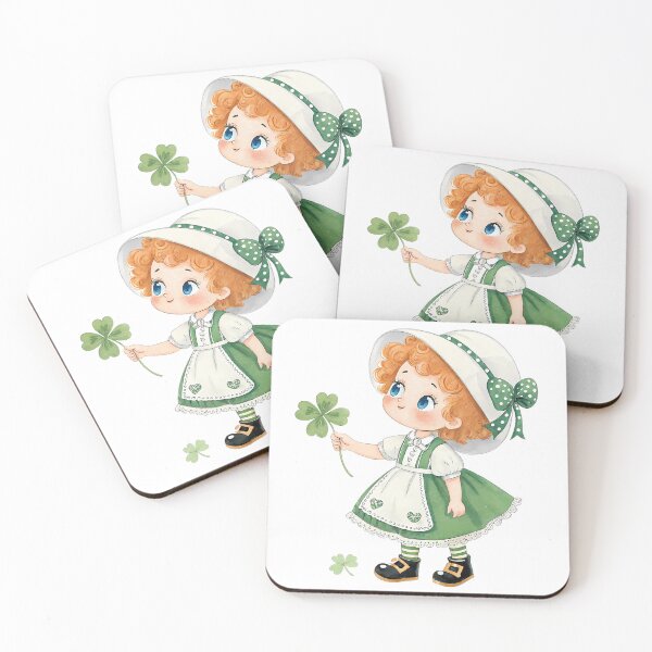 Item preview, A0711 Irish Girl with Bonnet – Vintage-Inspired Art for Home & Gifts designed and sold by angieart68.