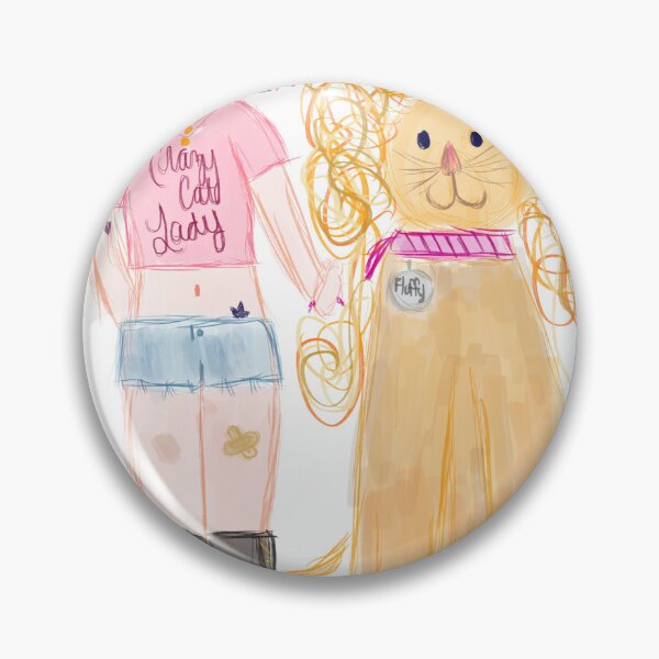 Item preview, “Reasonably Prudent Person”, Cat Lady with Lion designed and sold by TipperGoldkampDesign.