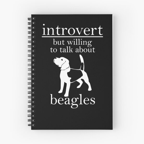 Item preview, Introvert But Willing To Talk About Beagles | NickerStickers®  on Redbubble designed and sold by NickerStickers.