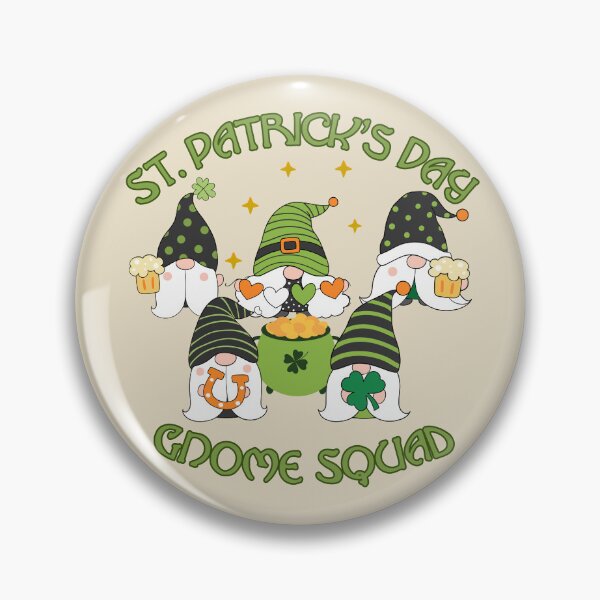 Item preview, St Patrick's Day Gnome Squad - Irish Bearded Clan designed and sold by FaeryNuff.