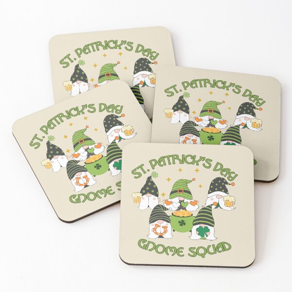 Item preview, St Patrick's Day Gnome Squad - Irish Bearded Clan designed and sold by FaeryNuff.