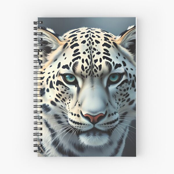 Item preview, Snow Leopard Oil Painting Style Nature Wildlife Conservation designed and sold by kakarikihill.