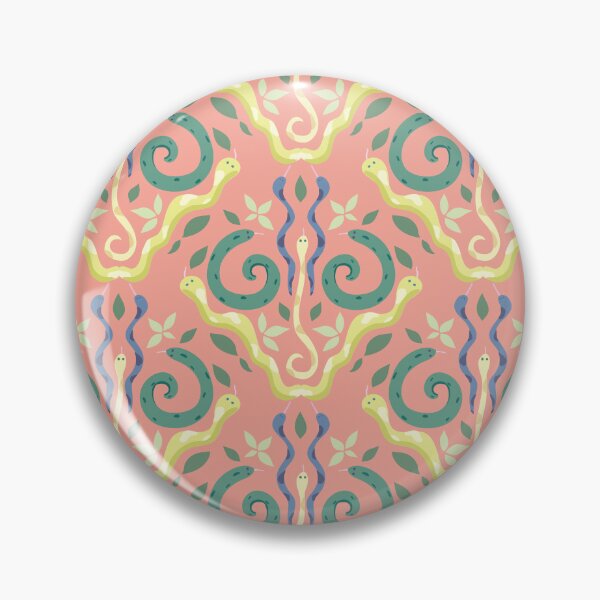 Item preview, Cute Snake Pattern Pink Background designed and sold by ShannonSArtwork.